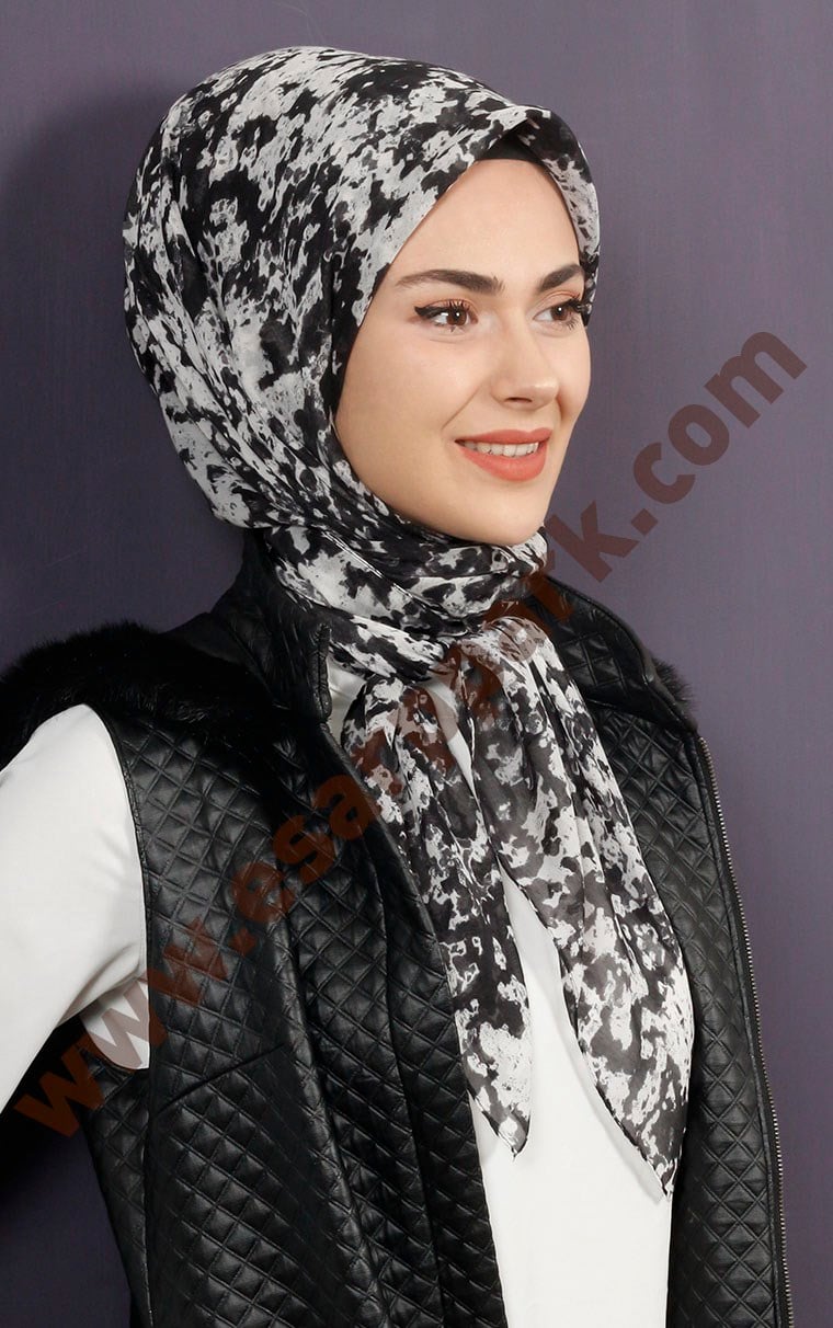 Pamuklu 140x140 Cm Eşarp 1070-1