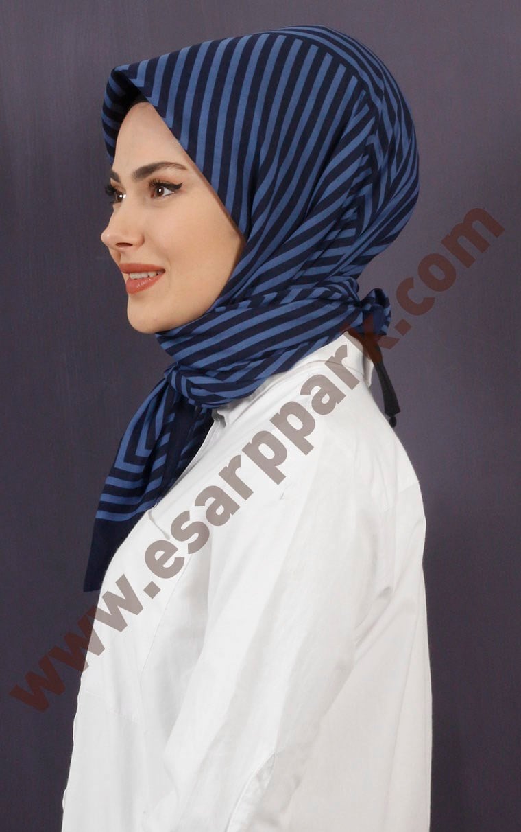 Pamuklu 140x140 Cm Eşarp 1070-12