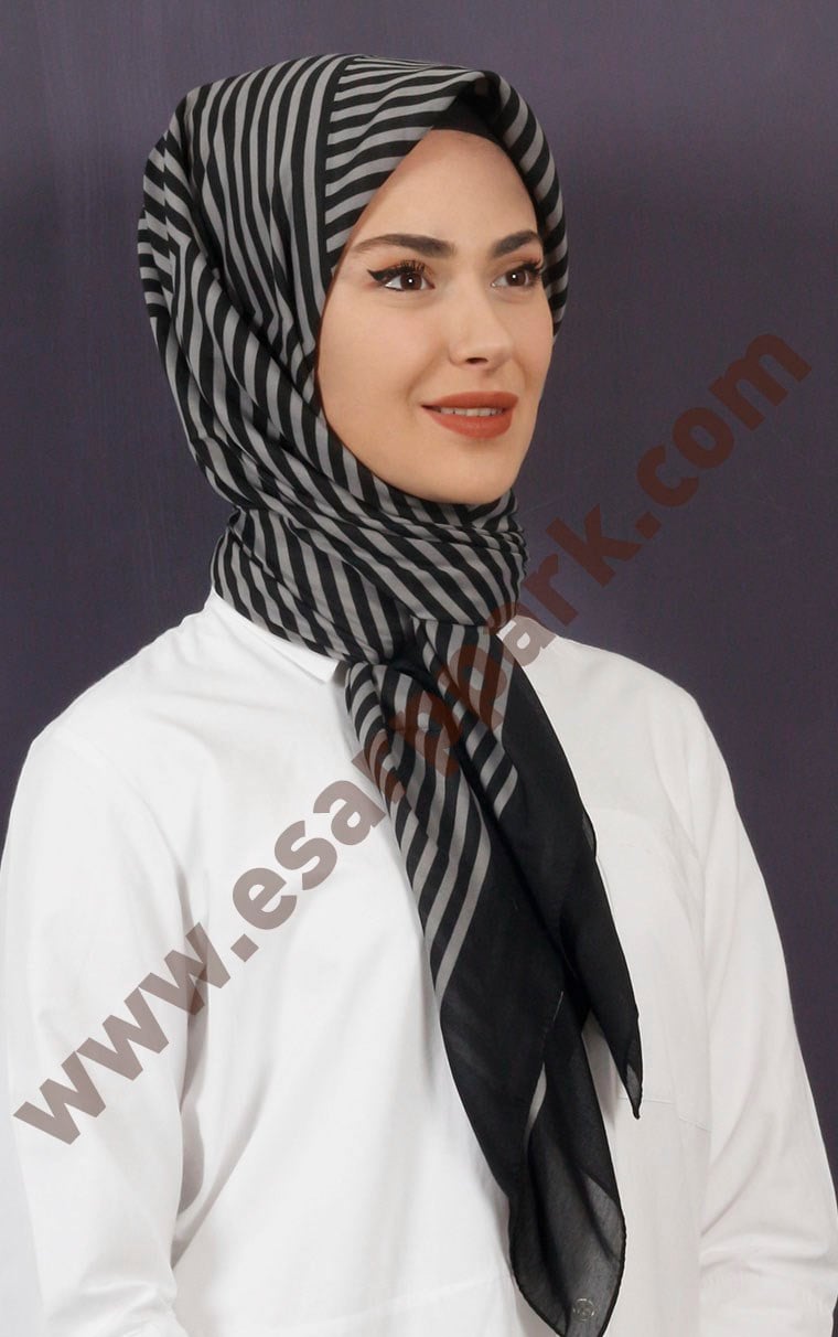 Pamuklu 140x140 Cm Eşarp 1070-5