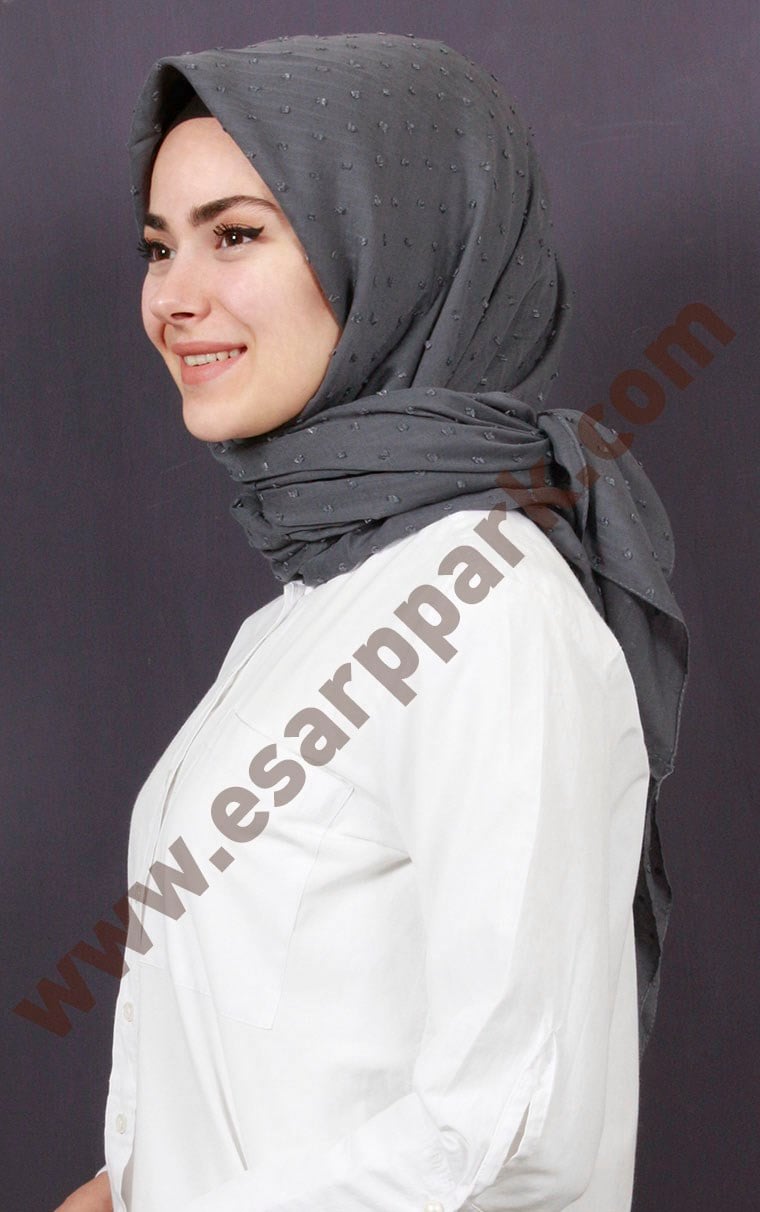 Pamuklu 140x140 Cm Eşarp 1091-15
