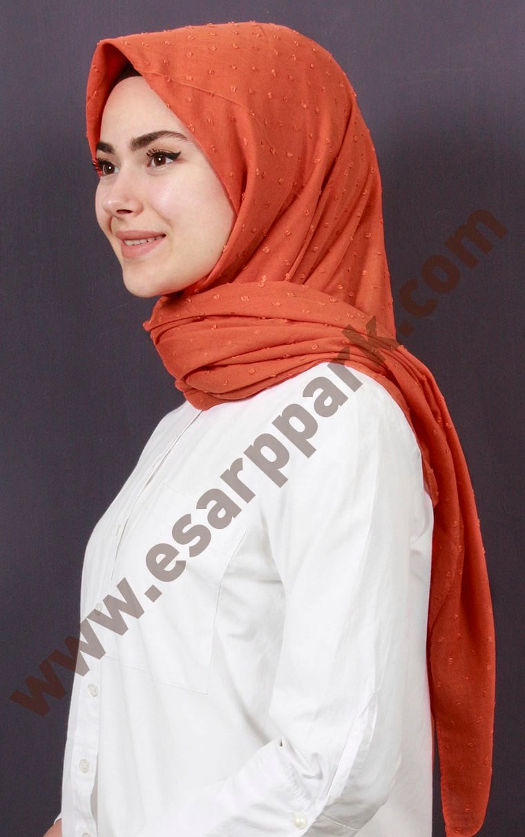 Pamuklu 140x140 Cm Eşarp 1091-9