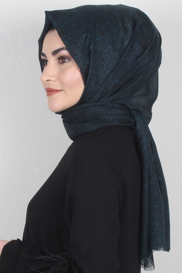 Pamuklu Desenli Şal 5253-12