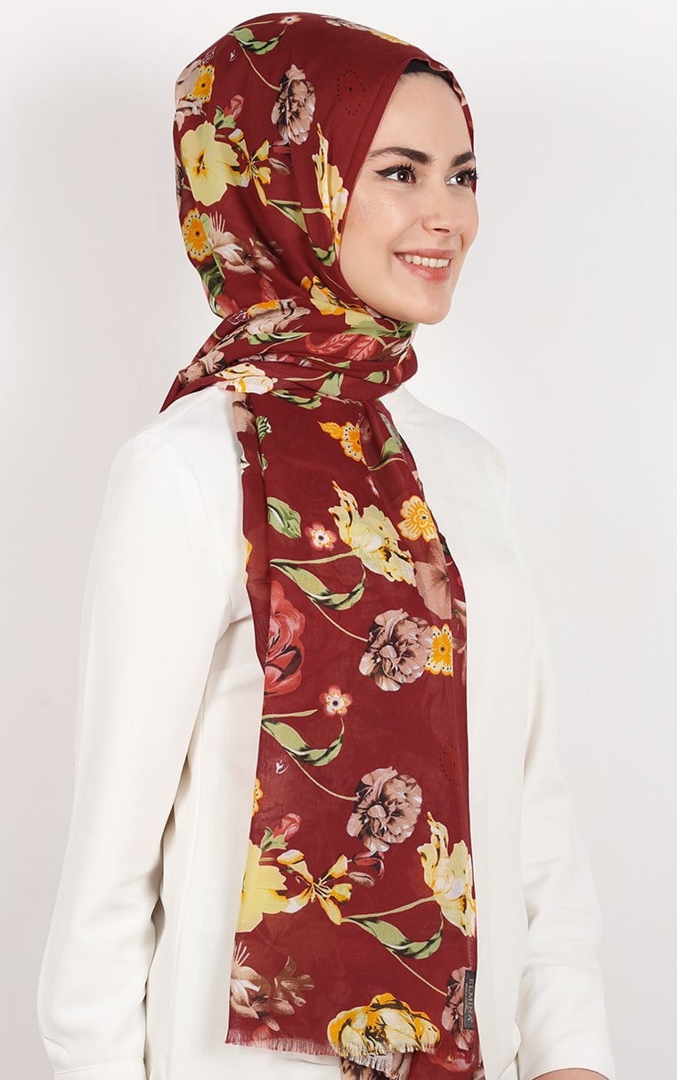 Pamuklu Desenli Şal 5271-09