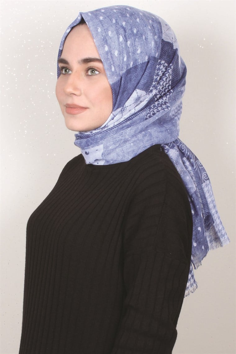 Pamuklu Desenli Şal 5271-18