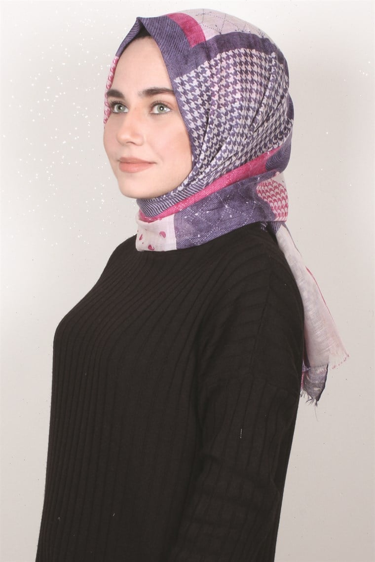 Pamuklu Desenli Şal 5271-7