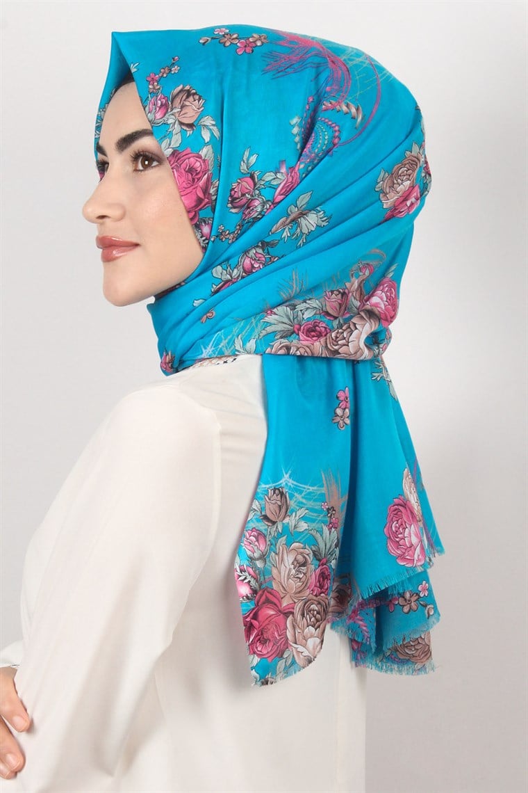 Pamuklu Desenli Şal 5283-8