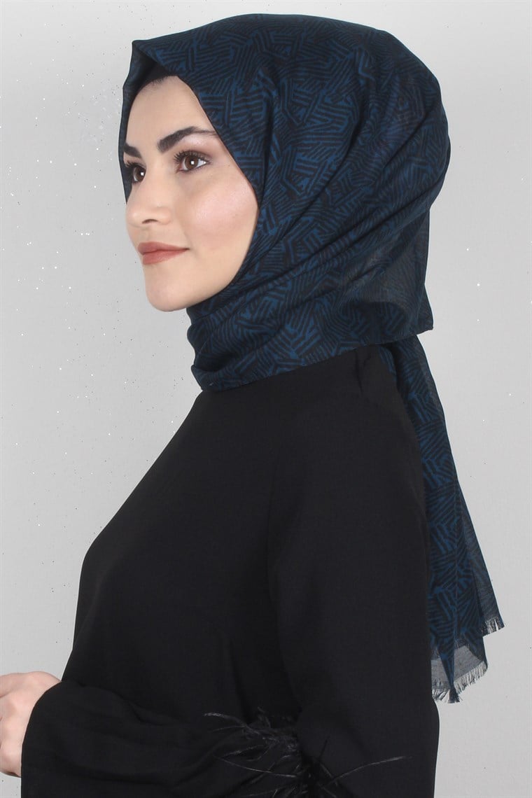 Pamuklu Desenli Şal 5286-12