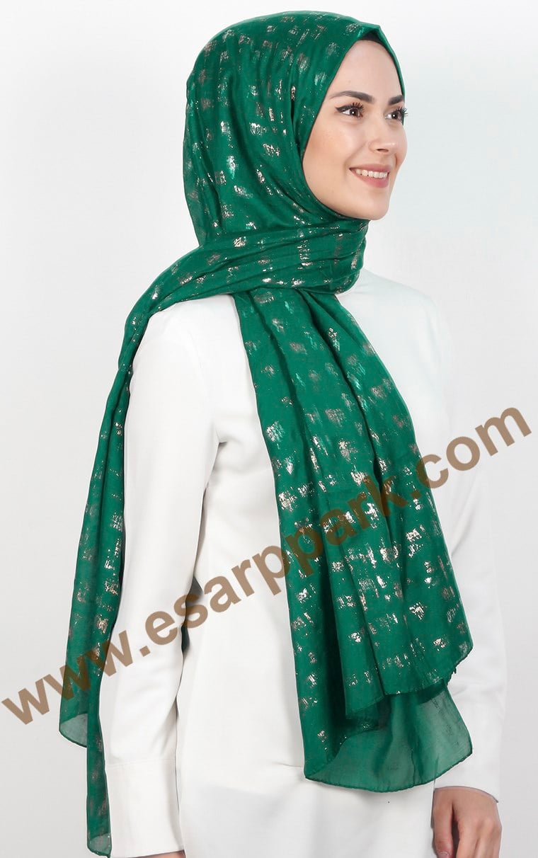 Pamuklu Desenli Şal 5286-3