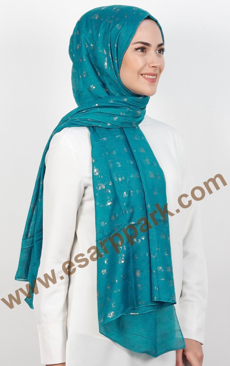 Pamuklu Desenli Şal 5286-4