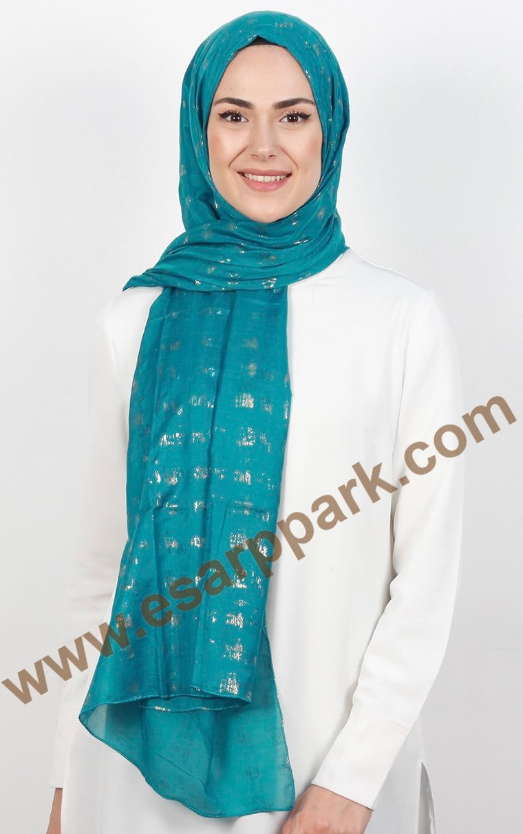 Pamuklu Desenli Şal 5286-4