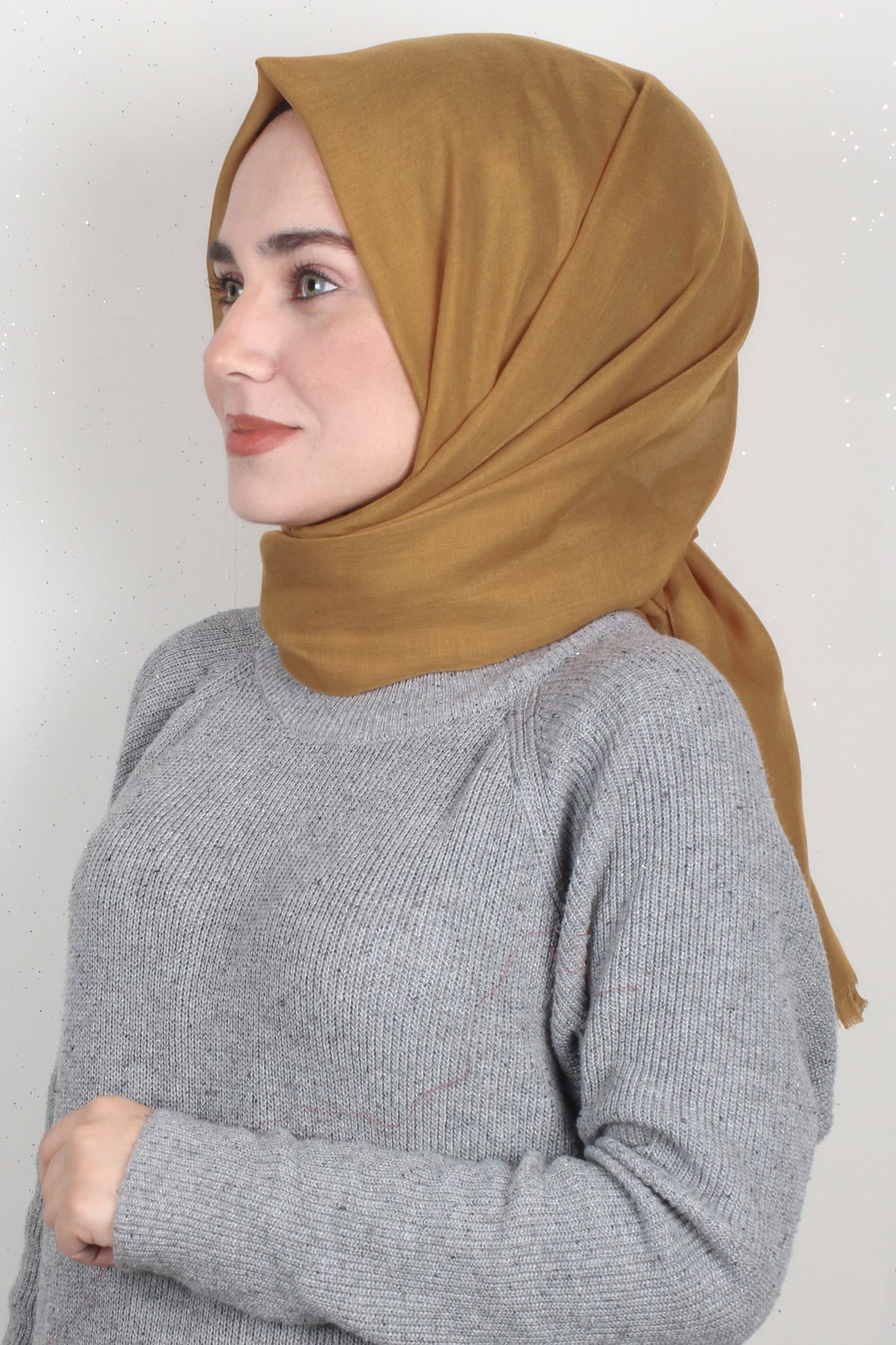 Pamuklu Düz Şal 2803-43