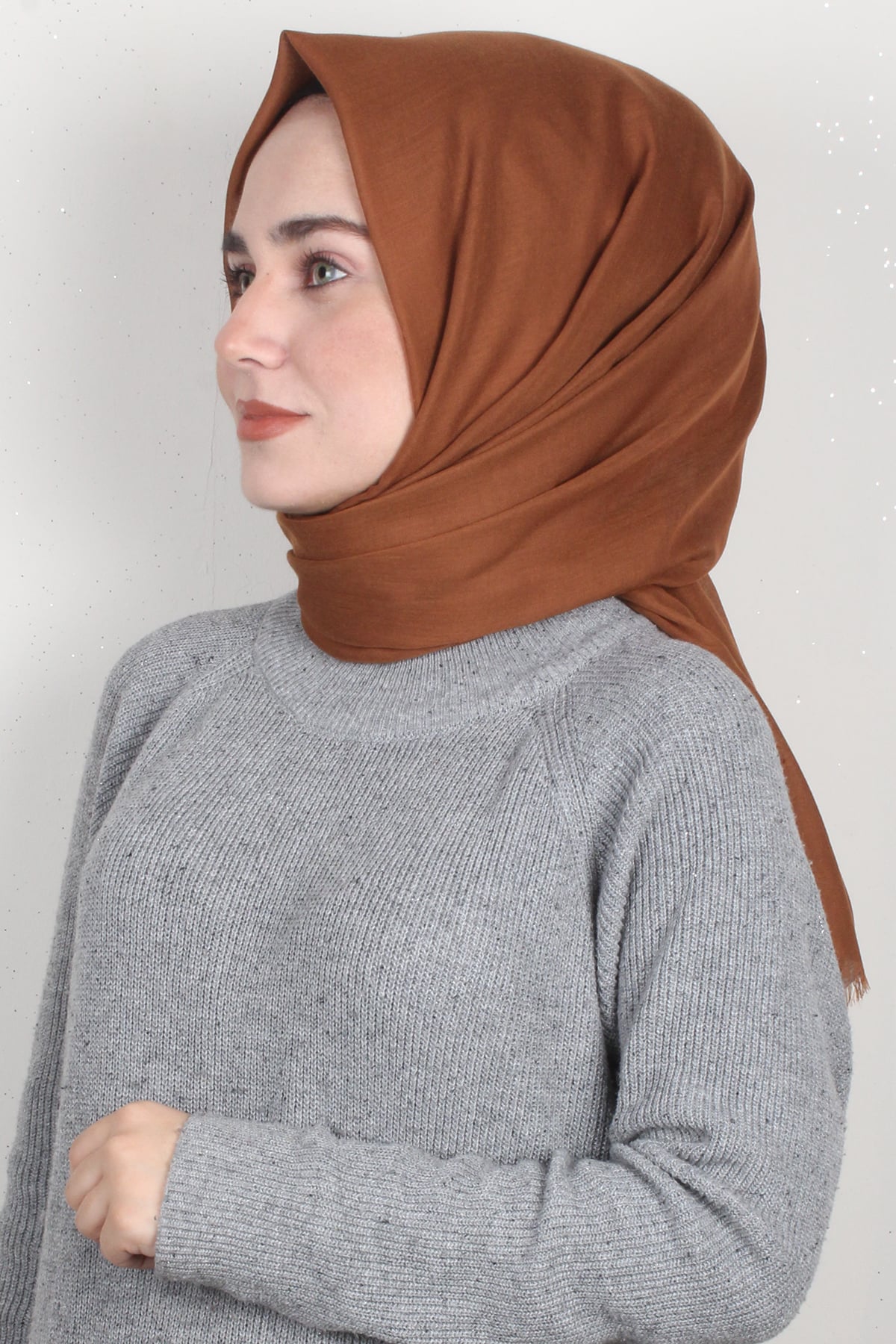 Pamuklu Düz Şal 2803-44