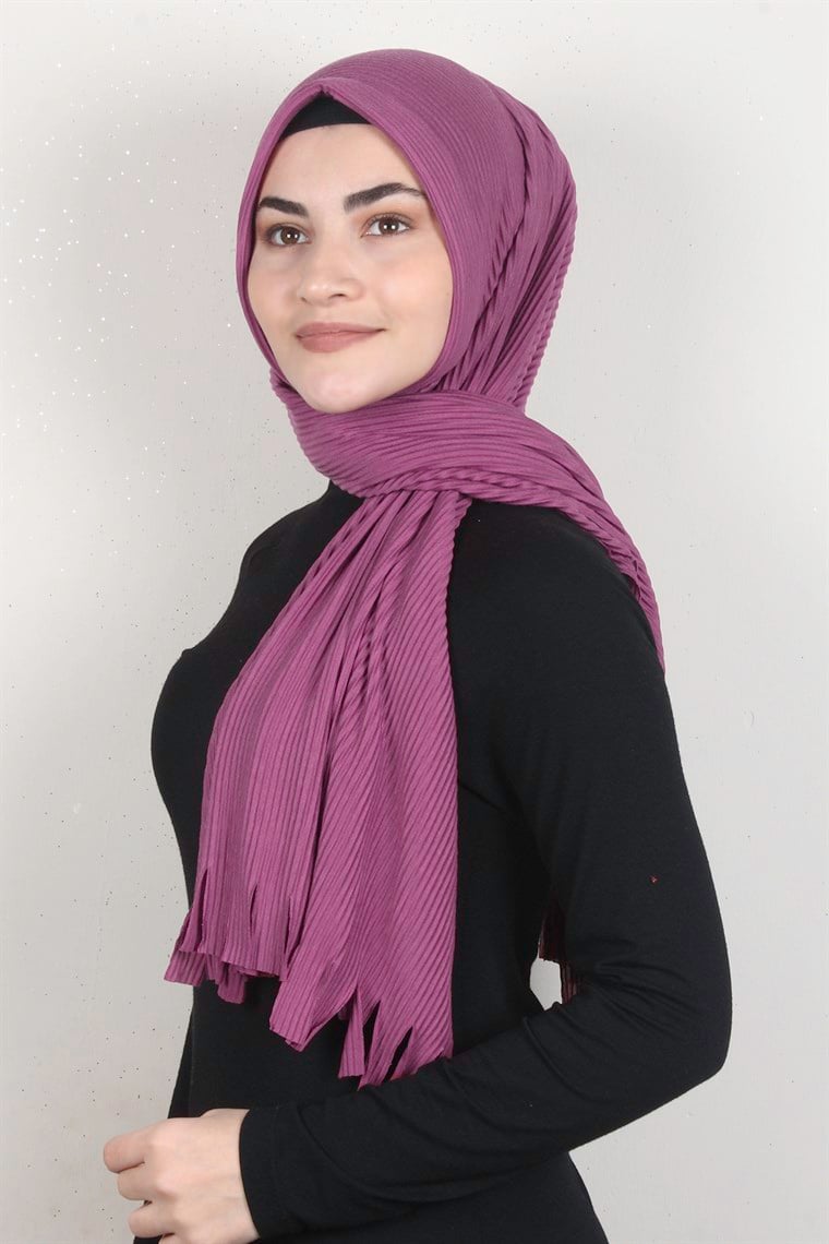 Pamuklu Hazır Şal 1589-56 Şeker Pembe