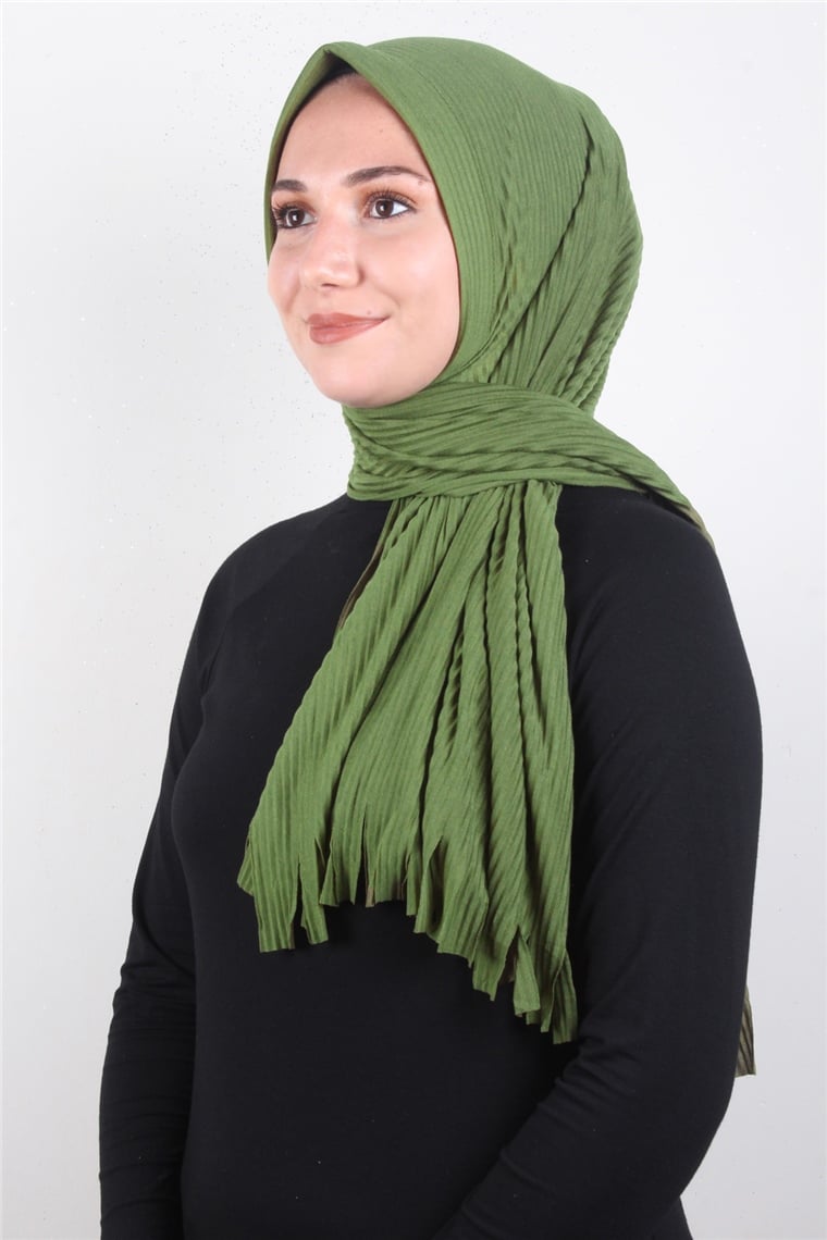 Pamuklu Hazır Şal 1589-71 Haki