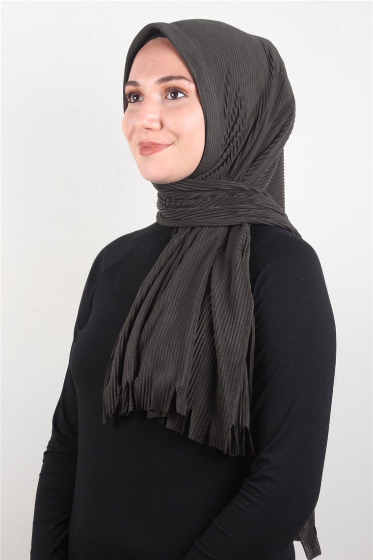 Pamuklu Hazır Şal 1589-73 Acı Kahve