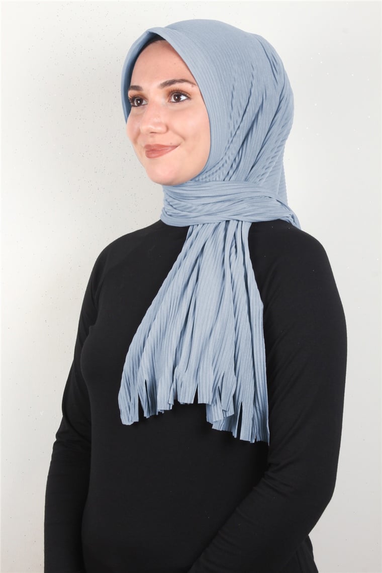 Pamuklu Hazır Şal 1589-74 Gri