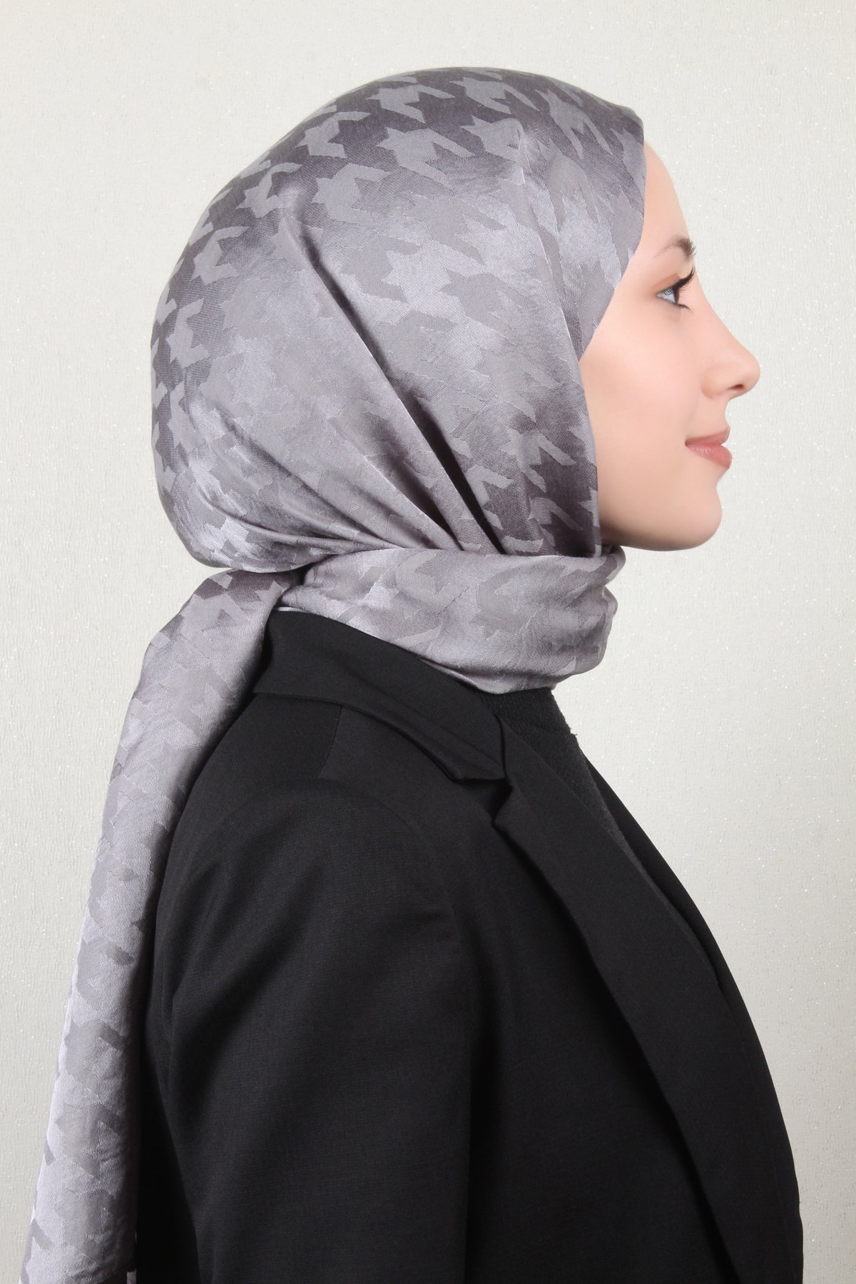 Pamuklu Jakar Şal 4110-10 Gri