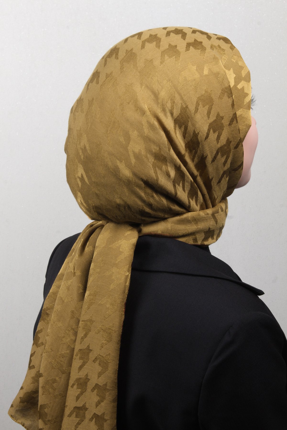 Pamuklu Jakar Şal 4110-15 Hardal