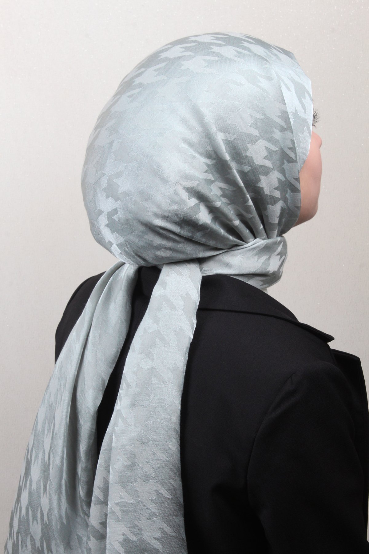 Pamuklu Jakar Şal 4110-18 Su Mavisi