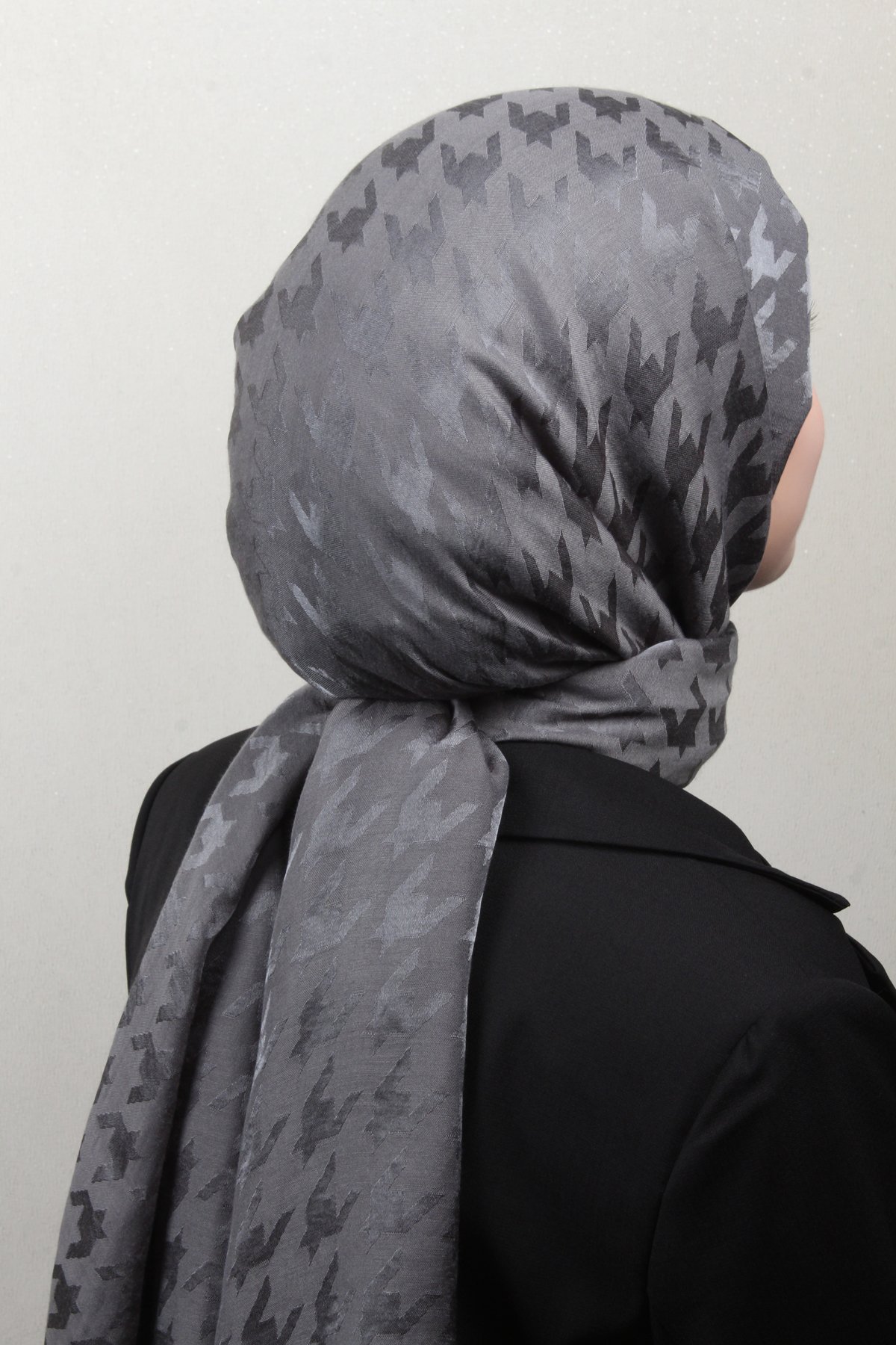 Pamuklu Jakar Şal 4110-6 Füme