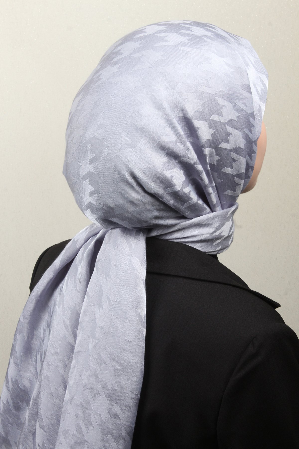 Pamuklu Jakar Şal 4110-7 Gümüş