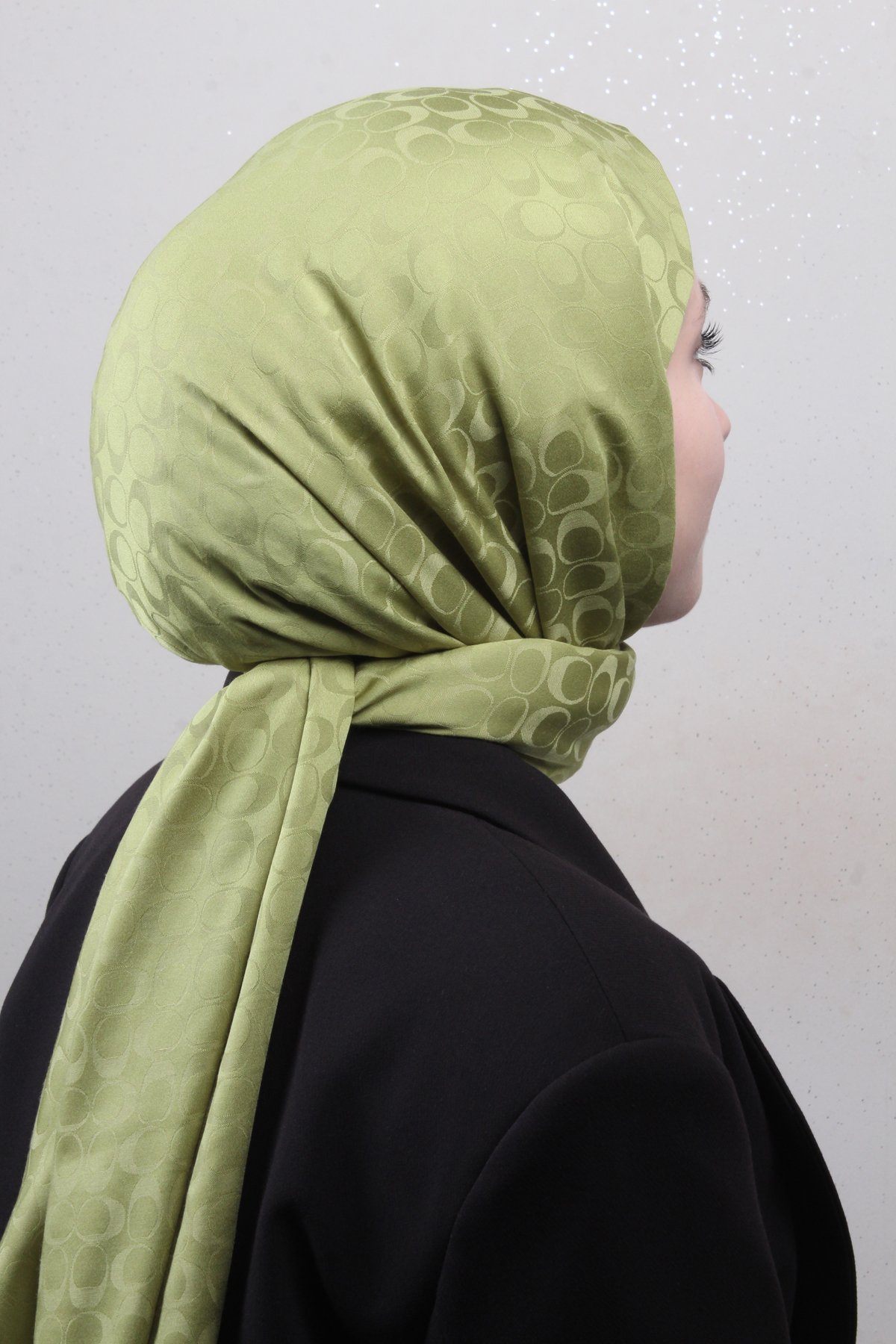 Pamuklu Jakar Şal 4113-1 Olive