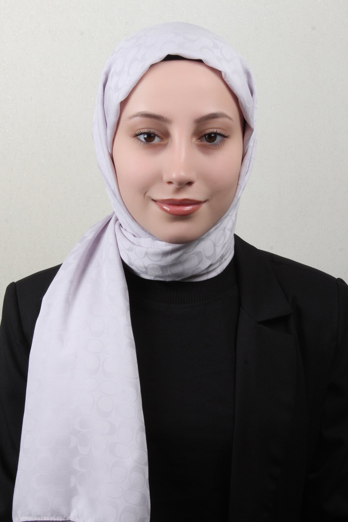 Pamuklu Jakar Şal 4113-17 Açık Lila