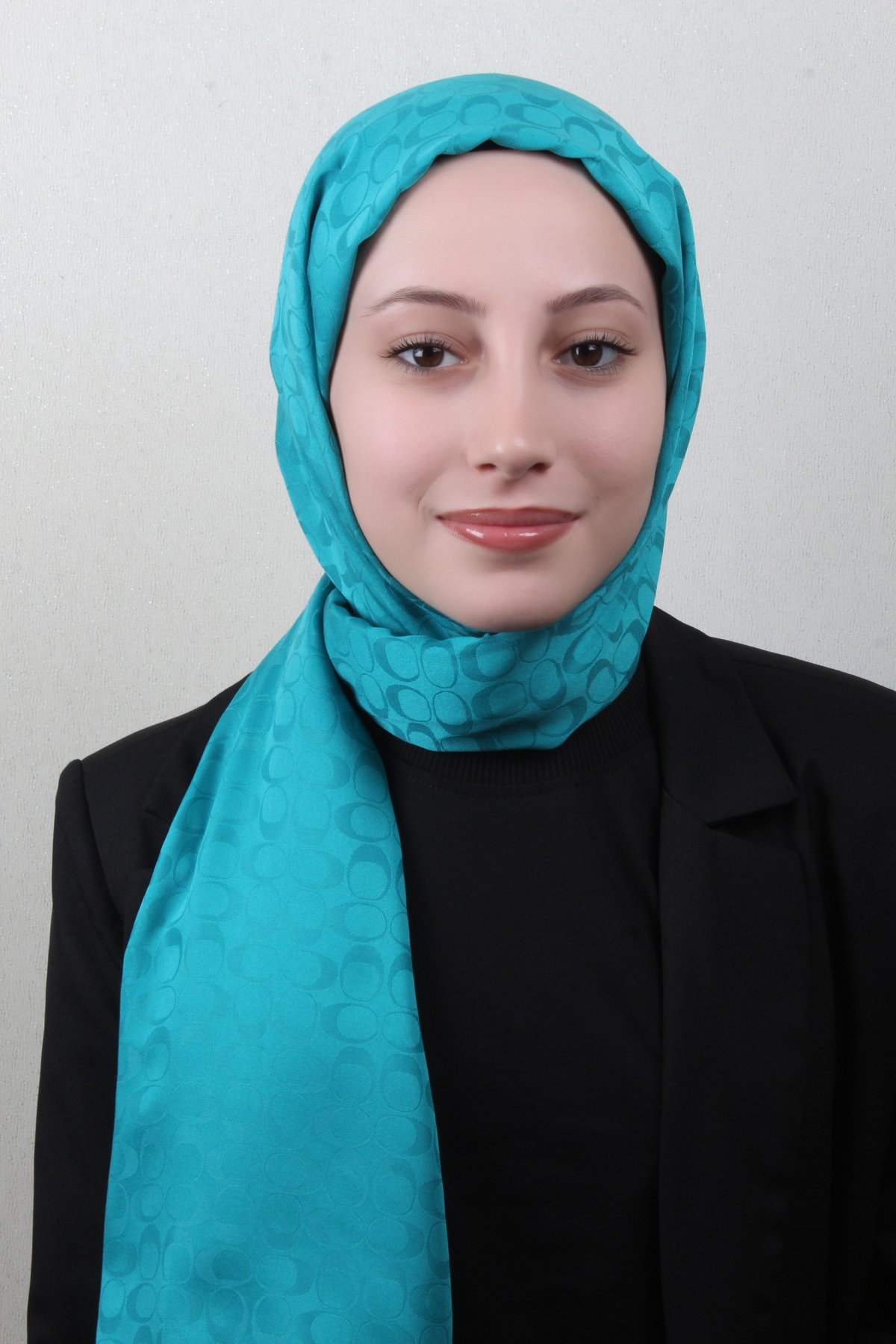 Pamuklu Jakar Şal 4113-20 Turkuaz