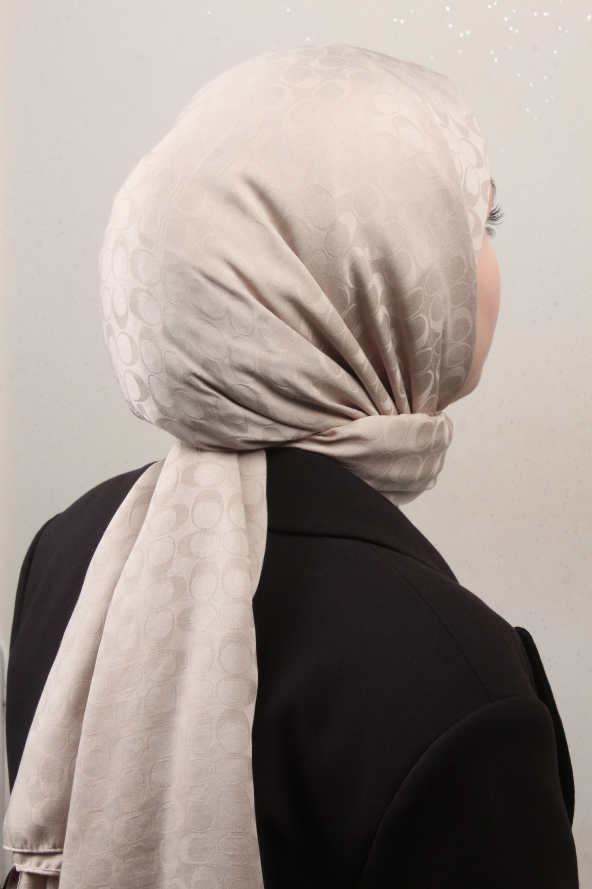 Pamuklu Jakar Şal 4113-5 Taş