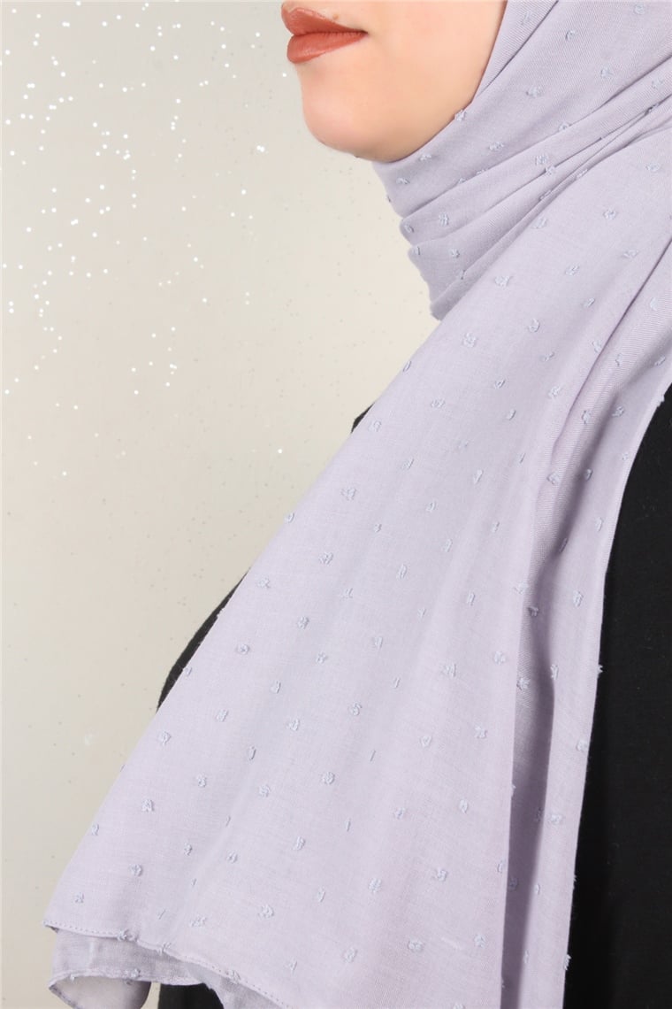 Pamuklu Pıt Pıt Şal 3092-38 Buzul