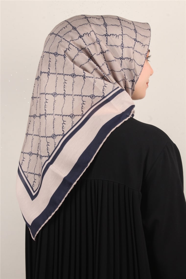 Pamuklu Soft Eşarp 3304-3 Bej