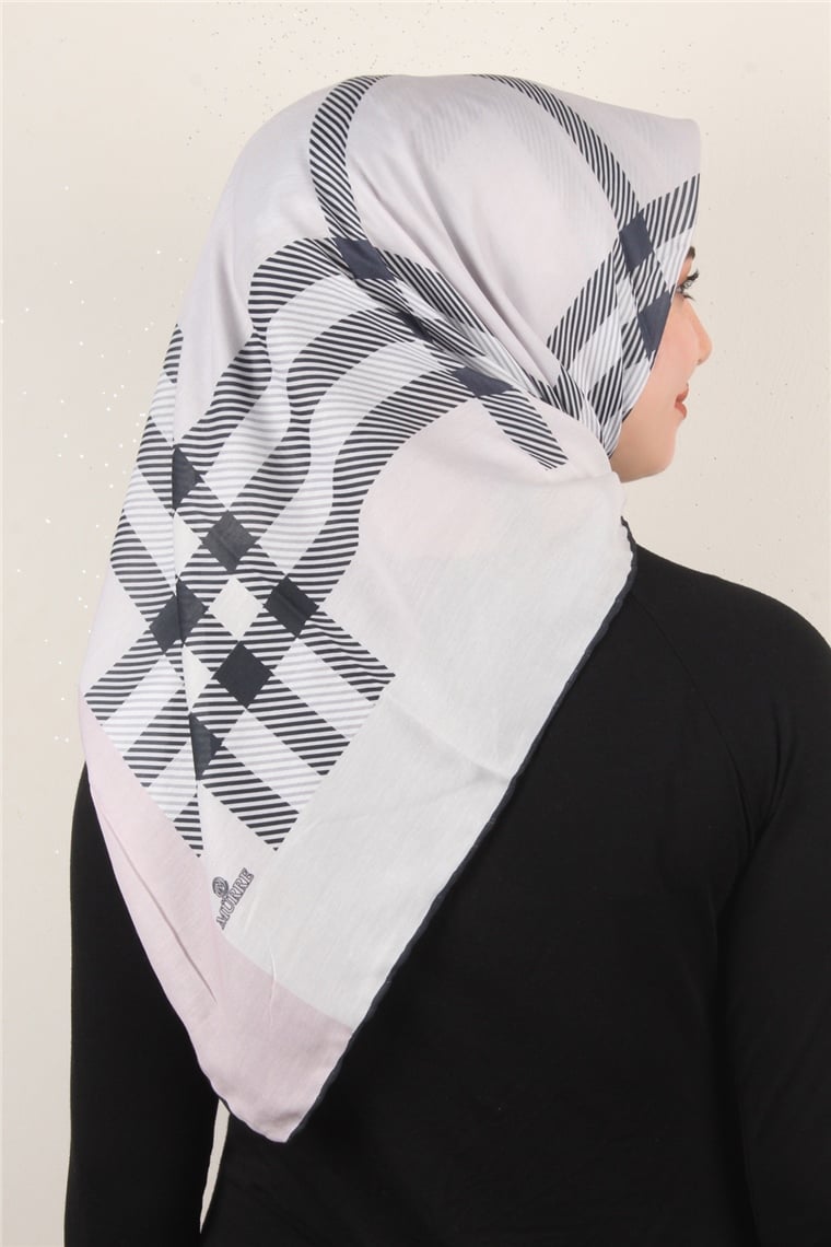 Pamuklu Soft Eşarp 3308-4 Toz Pembe