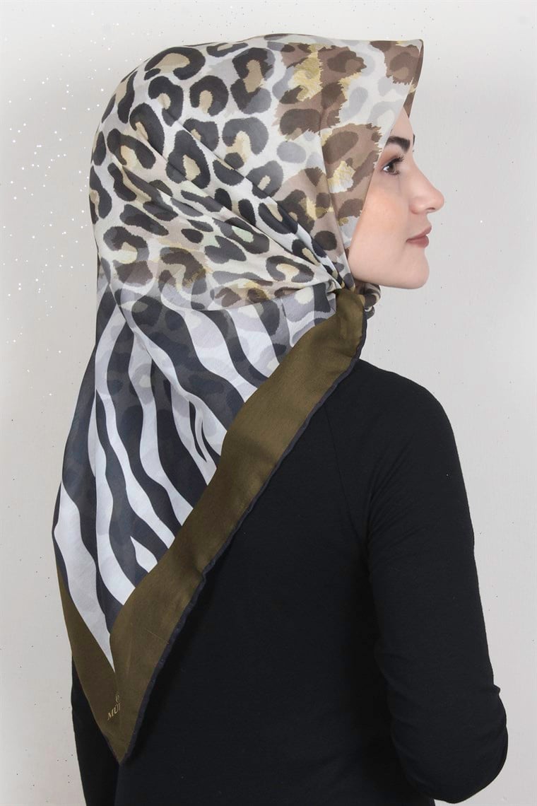 Pamuklu Soft Eşarp 3318-1 Karamel