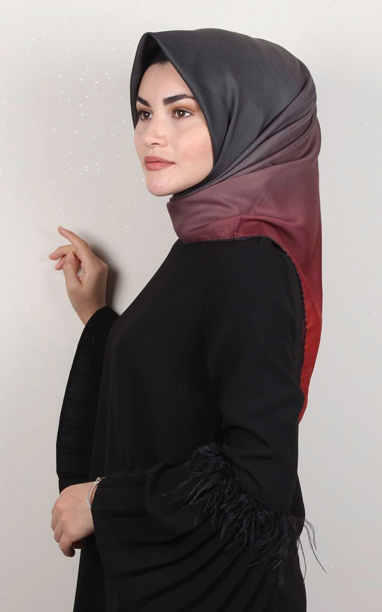 Pamuklu Soft Eşarp 3331-3 Kırmızı