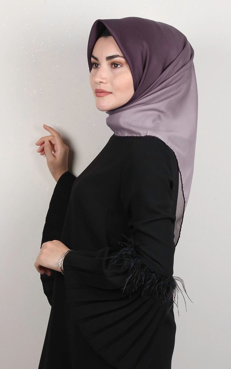 Pamuklu Soft Eşarp 3331-5 Mürdüm