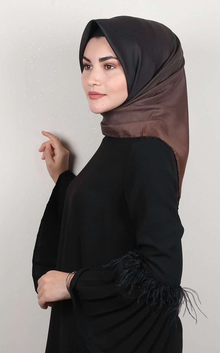 Pamuklu Soft Eşarp 3331-6 Taba