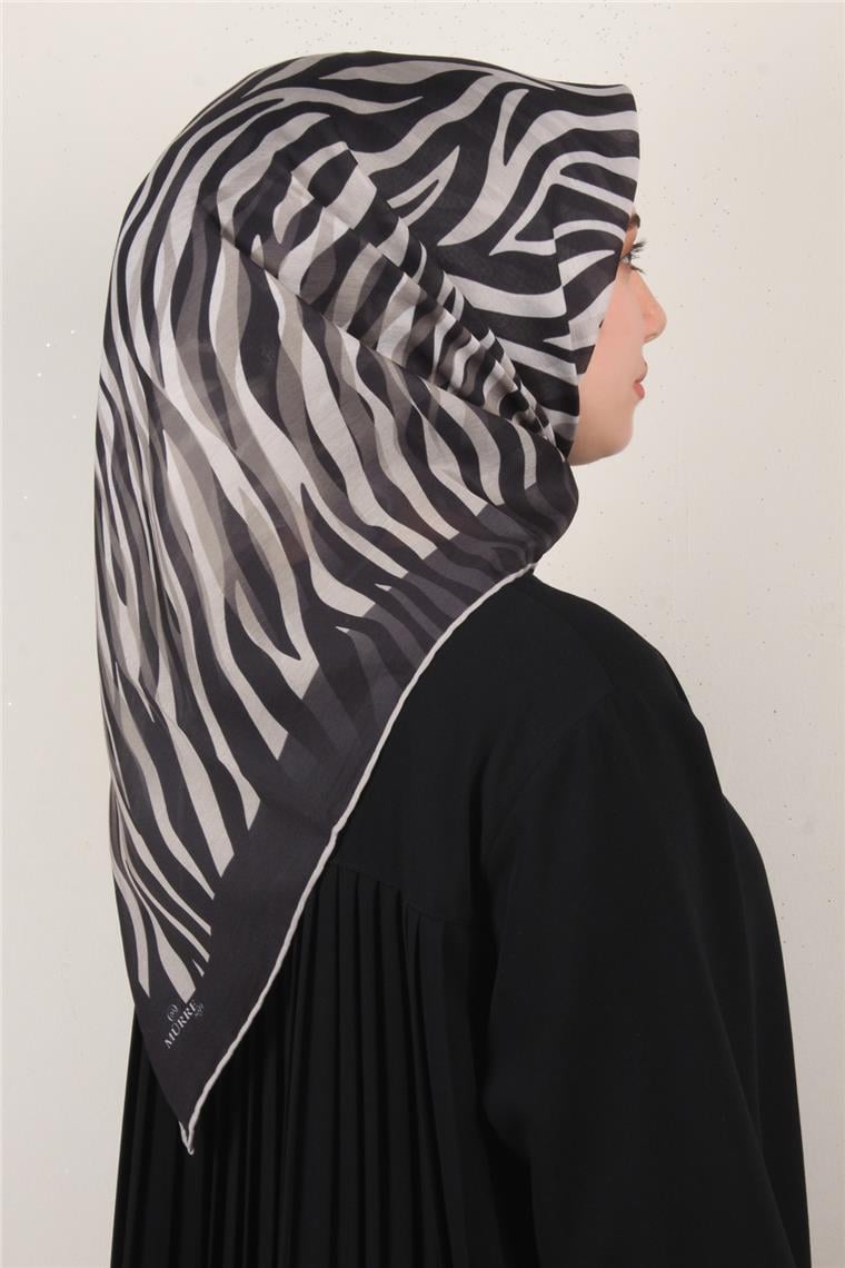 Pamuklu Soft Eşarp 3338-2 Siyah