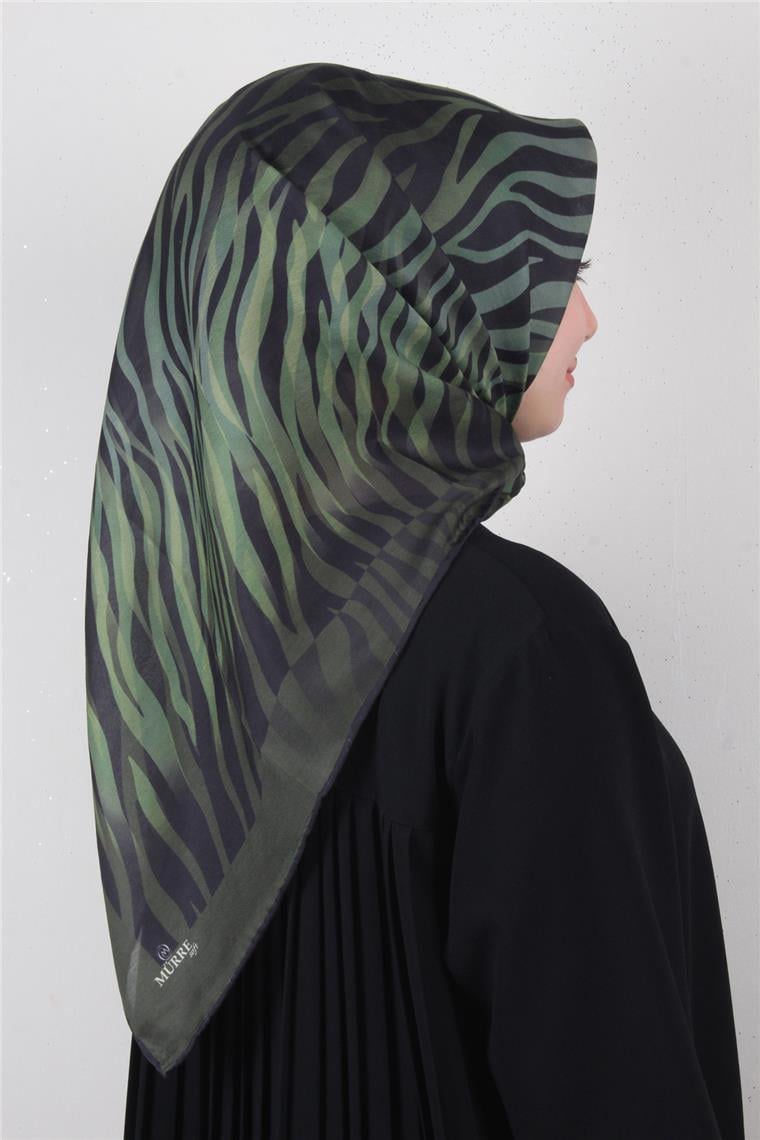 Pamuklu Soft Eşarp 3338-6 Yeşil