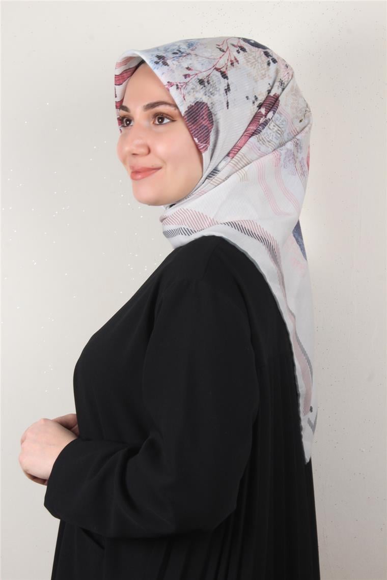 Pamuklu Soft Eşarp 3339-3 Taş