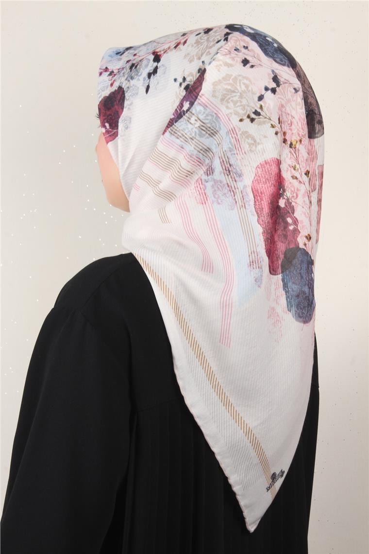 Pamuklu Soft Eşarp 3339-9 Pembe