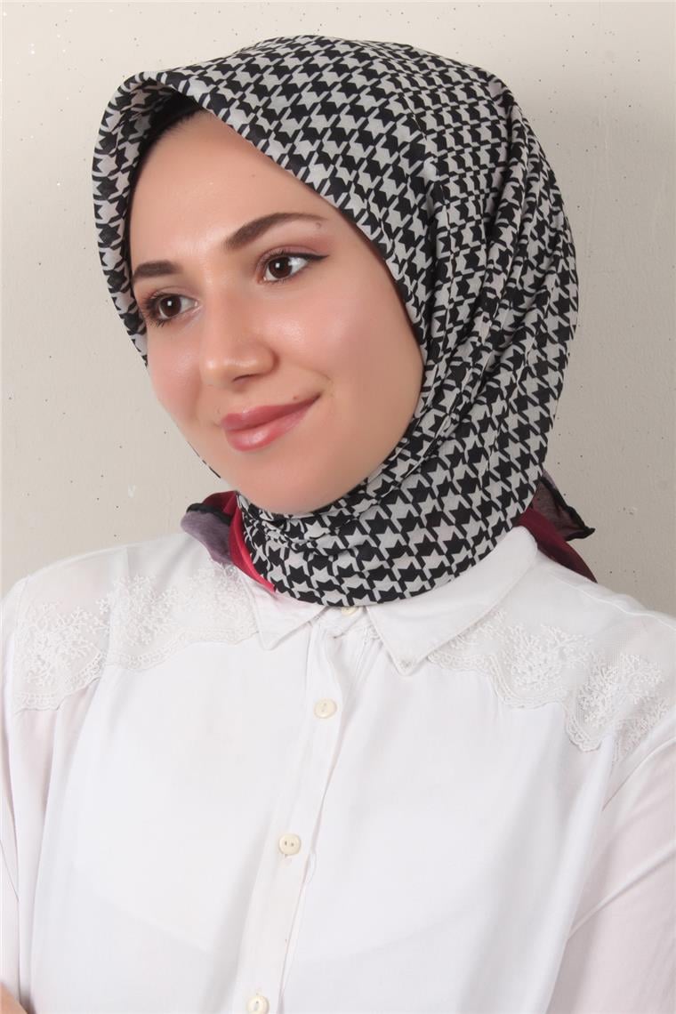 Pamuklu Soft Eşarp 3340-1 Fuşya