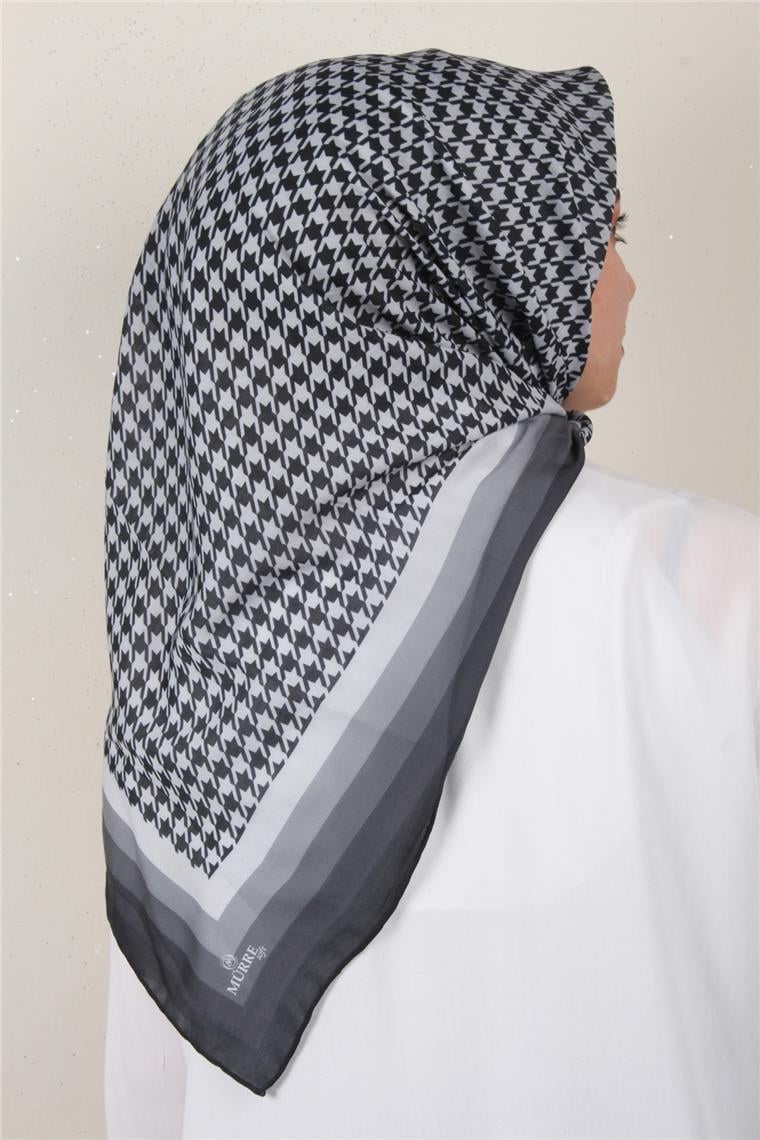 Pamuklu Soft Eşarp 3340-2 Gri
