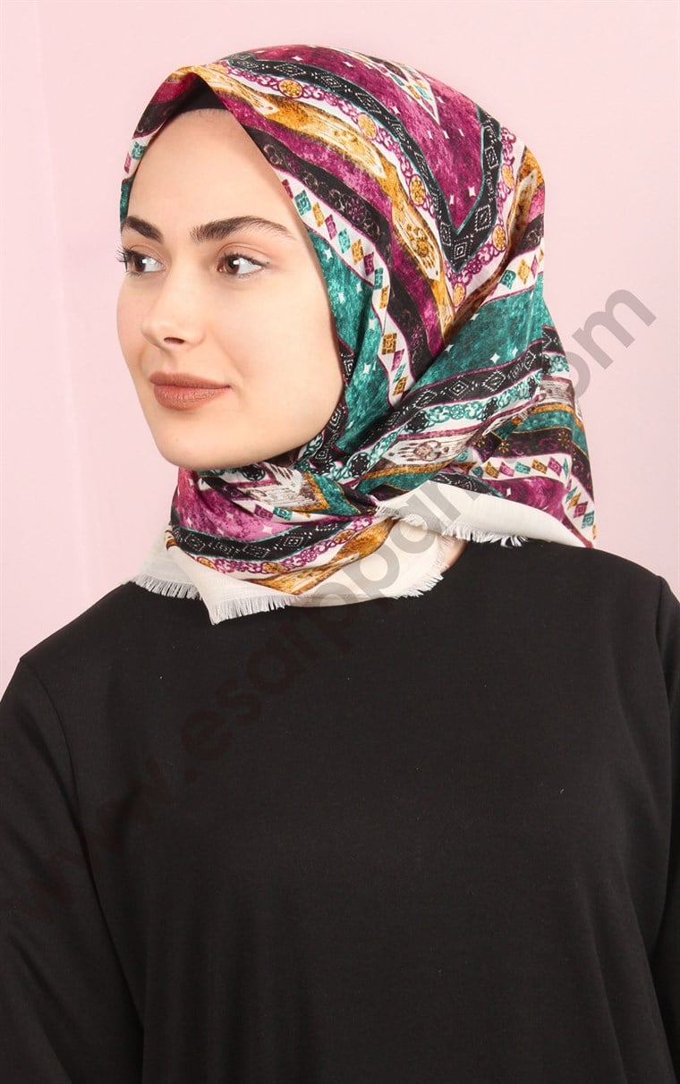 Pamuklu Trend Eşarp  1716-7