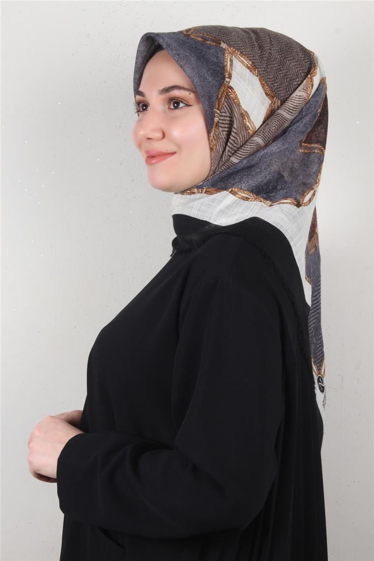 Pamuklu Trend Eşarp 9803-2 Siyah