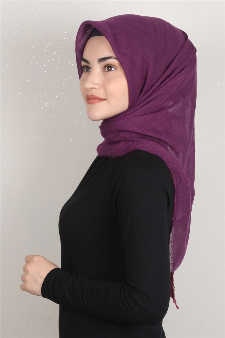 Pamuklu Trend Eşarp 9914-14 Fuşya