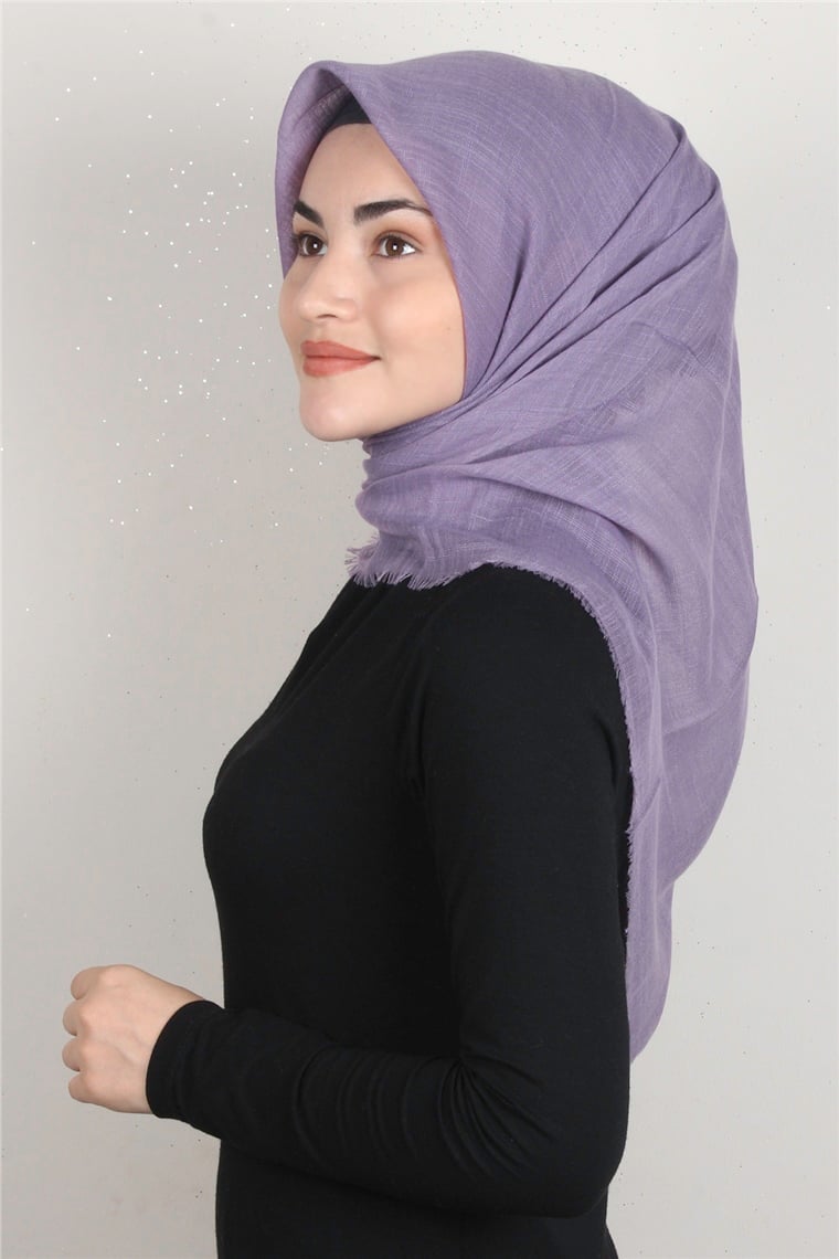 Pamuklu Trend Eşarp 9914-15 Lila