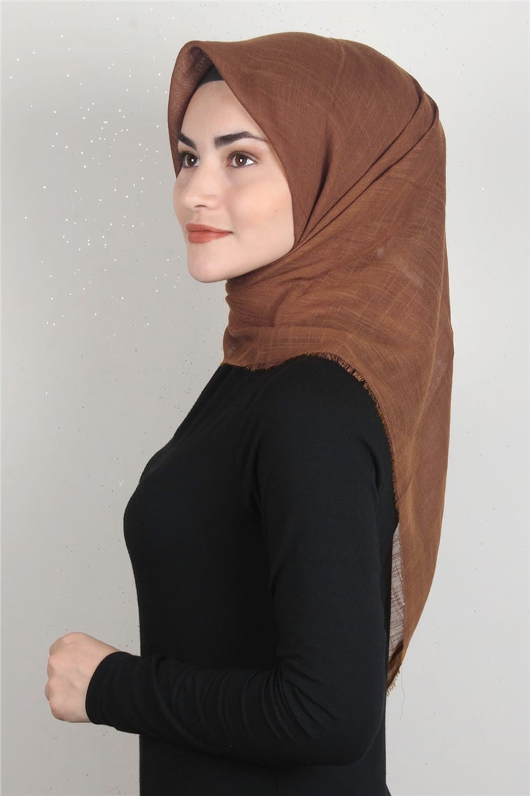 Pamuklu Trend Eşarp 9914-24 Kiremit