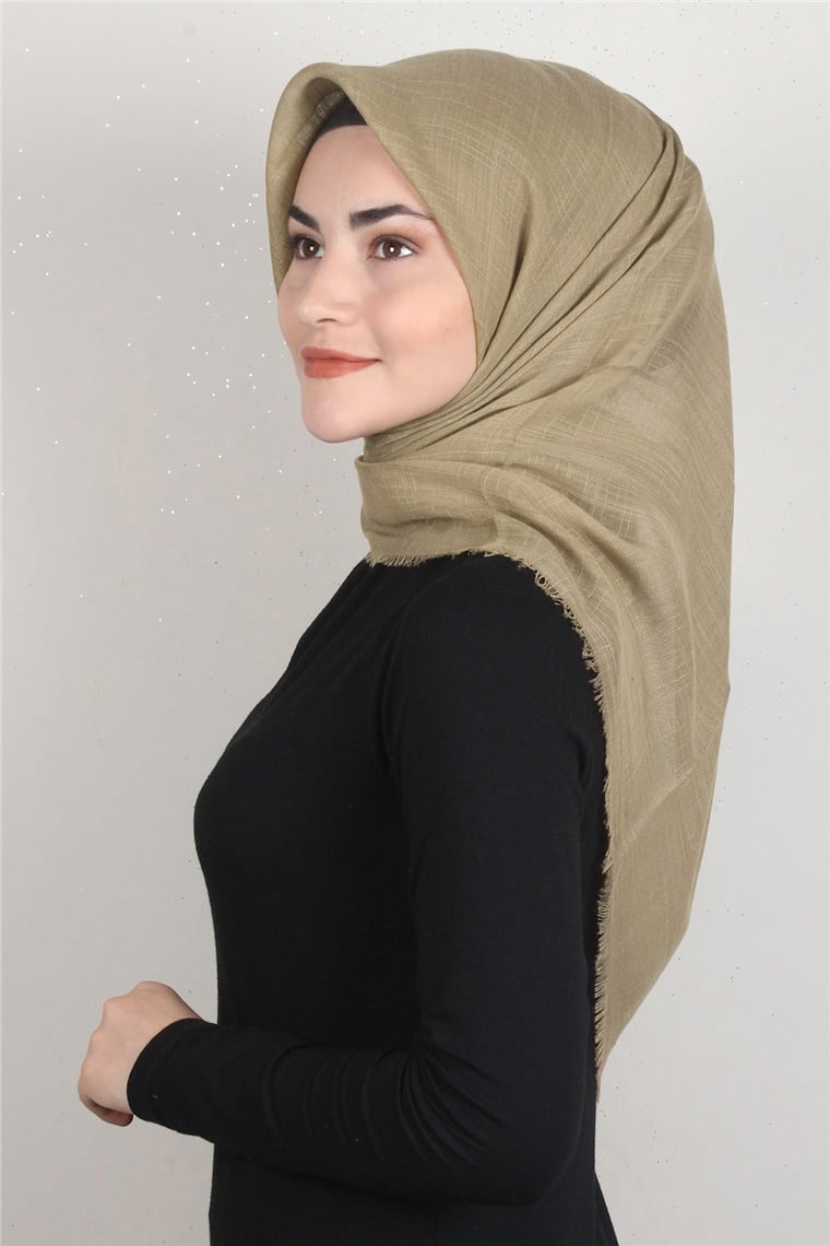 Pamuklu Trend Eşarp 9914-34 Latte