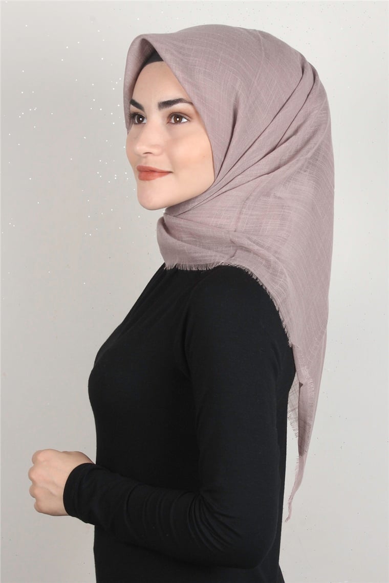 Pamuklu Trend Eşarp 9914-37 Açık Vizon