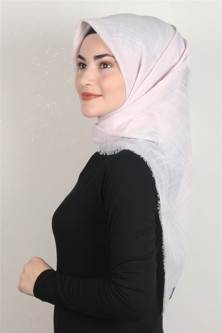 Pamuklu Trend Eşarp 9914-44 Toz Pembe